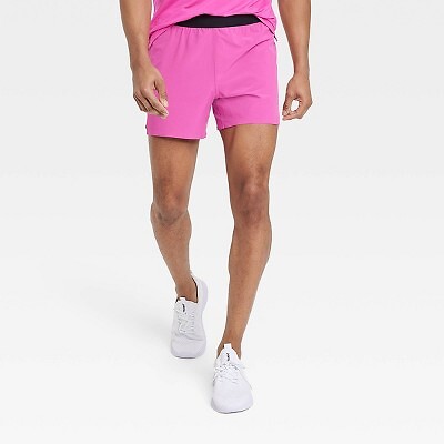 

Мужские шорты для бега на подкладке 5 дюймов — All in Motion Ravishing Pink, Розовый