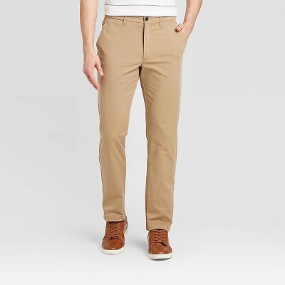 

Мужские брюки-чиносы Slim Fit Tech — Goodfellow - Co, бежевые, Бежевый