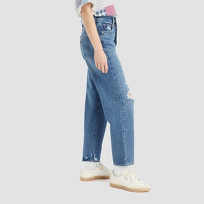 

Женские прямые джинсы Levis с очень высокой посадкой и рельефной клеткой — Feeling Seen 32, Not available