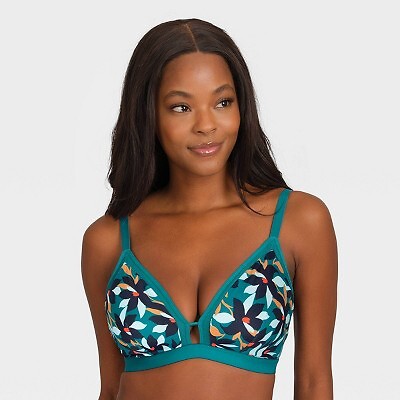 

Женский бюстгальтер без косточек All.You.LIVELY Busty Mesh Trim - Осень с цветочным принтом, Not available