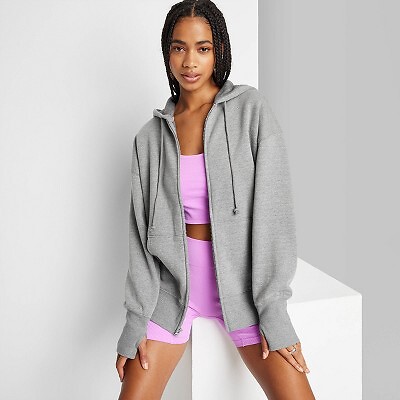 

Женский свитшот оверсайз — Wild Fable Heather Grey, Серый
