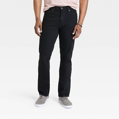 

Мужские джинсы прямого кроя — Goodfellow - Co Jet Black, Черный