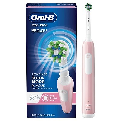 Электрическая зубная щетка Oral-B Pro 1000 CrossAction от Braun Pink