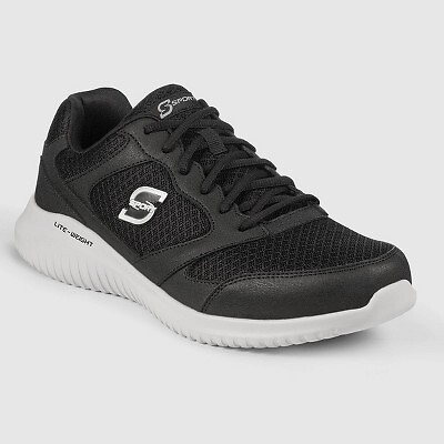 

S Sport By Skechers Мужские спортивные кроссовки Keafer Wide Fit - черные 7W, Черный