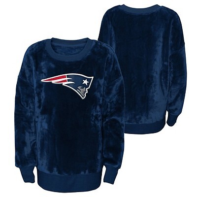 

Флисовая толстовка с круглым вырезом NFL New England Patriots для девочек, Not available