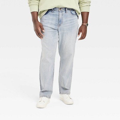 

Мужские джинсы Big - Tall Athletic Fit - Goodfellow - Co Light Wash