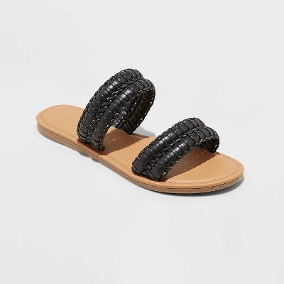 

Женские сандалии Kimmy Slide - Universal Thread Black, Черный