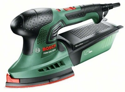 Bosch Multischleifer PSM 200 AES 200W mit Schleifplatte Schleifmaschine