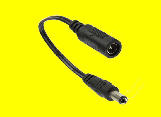 DC-Verlängerungskabel 10m – 5,5x2,5 Mm Stecker Auf Buchse, Für 12V/2A, Ideal Für Kamera & Netzteil