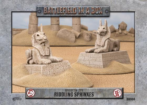 Forgotten City: Riddling Sphinxes Battlefield in a Box Terrain Flames of War