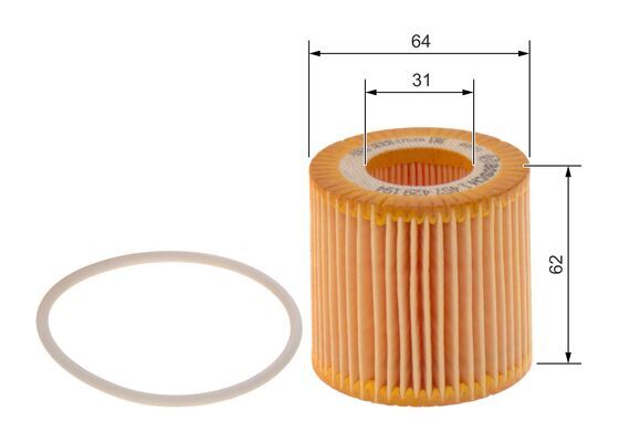 BOSCH 1 457 429 194 Oil filter VW POLO FOX SKODA FABIA ROOMSTER SEAT CORDOBA 1.2