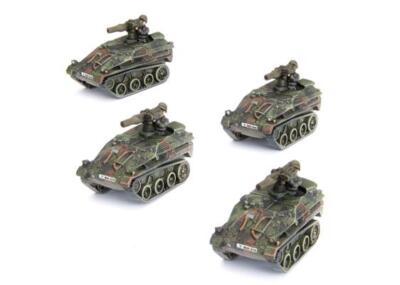Wiesel TOW Panzerabwehr Zug West German WWIII x4 Tanks Team Yankee