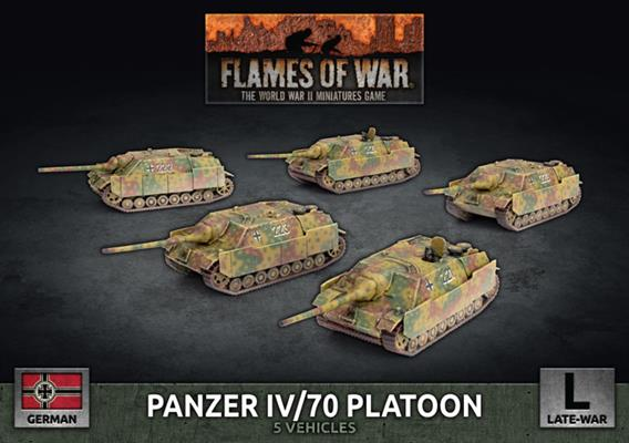 Немецкий танковый взвод Panzer IV/70 в конце войны