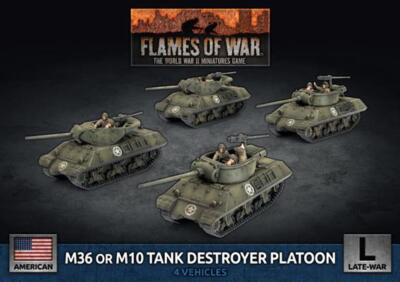 Взвод истребителей танков M36 и M10 American Flames of War
