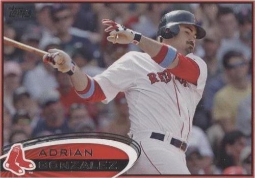 2012 Topps Mini - Adrian Gonzalez #50
