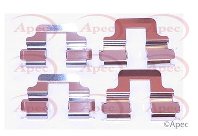 Brake Pad Fitting Kit fits FORD S-MAX 2.0 Rear 06 to 14 Apec Quality Guaranteed