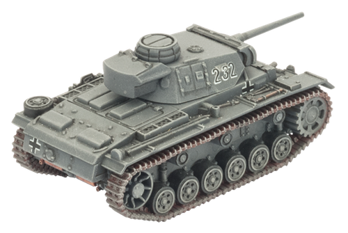 Flames of War German Panzer III Tank Platoon Mid War GBX105 Battlefront