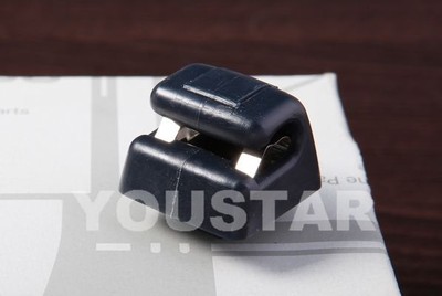 Sun Visor Bracket Clip BLUE 2xS for Mercedes Benz W124 W126 W123 W201 190E NEW