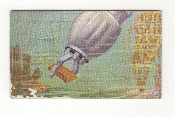 Power & Wonder cigarette card 1935 #058 Steel hands Tritonia Wonder diving suit
