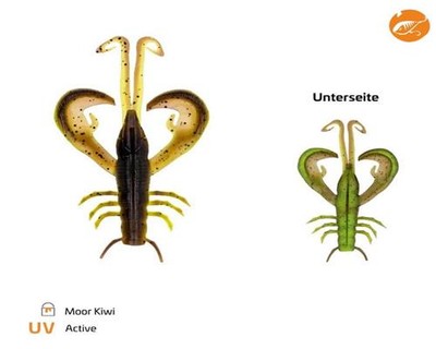 Zeck Edward Gummikrebs Gummiköder Softbait Craw Barsch Zander 4,5cm 6cm 7,5cm