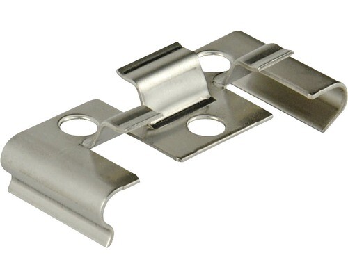 Kosche Montage-Clip Edelstahl Kovalex Dehnung Holzschutz Granulatpads LED Licht