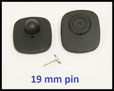 1000 PS RF 8.2 MHz Hard Tag CHECKPOINT   compatible Anti Theft System + 19mm pin