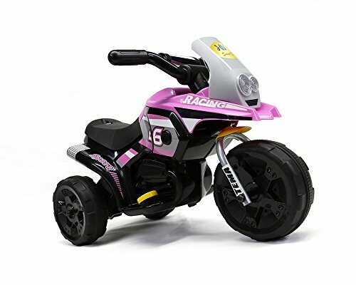 Racing Motorcycle Ride on Car for Kids1-3 Year Old, Pink