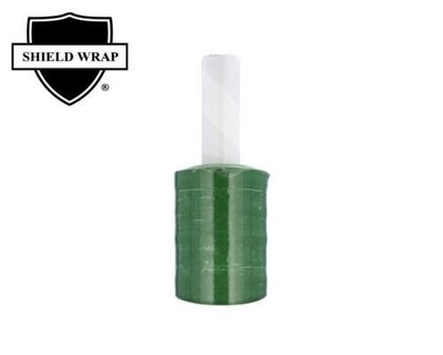 1 Roll 5'' x 1000 (47 Gauge) Extended Core Stretch Wrap Tinted Shrink Film Green
