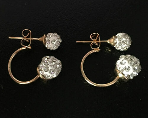 Runde Butterfly-Verschluss Mode-Ohrschmuck