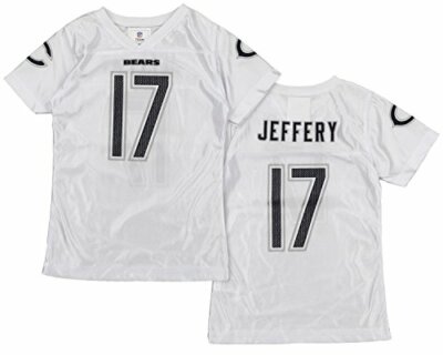 OuterStuff NFL Girls Youth Chicago Bears Алшон Джеффри # 17 Dazzle Джерси