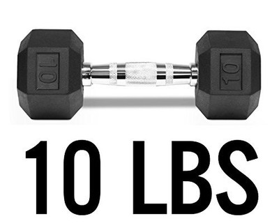 UPC 616320915827 product image for Yes4all Aaah Rubber Coated Dumbbells Hex Dumbbell Black 10 Lb | upcitemdb.com