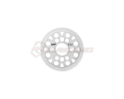 Precision-Crafted 3Racing 64 Pitch Plastic Spur Gear 111T Ver.2