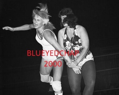 SUSAN GREEN VS HEATHER FEATHER GIRL WRESTLER 8 X 10 WRESTLING PHOTO NWA
