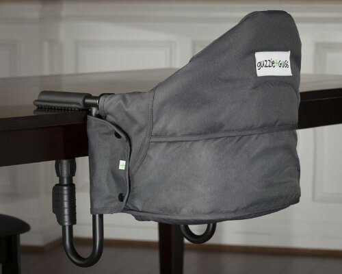 guzzie+Guss G+G201 Perch Table Chair, Charcoal Perfect for Dining Out w/ Baby