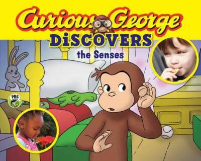 Curious George Discovers the Senses (science storybook) - Hardcover - GOOD