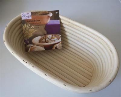 GÄRKORB Gärkörbchen Brotteig Gärkörbe Korb Brotform Peddigrohr oval 2,0 kg SC272