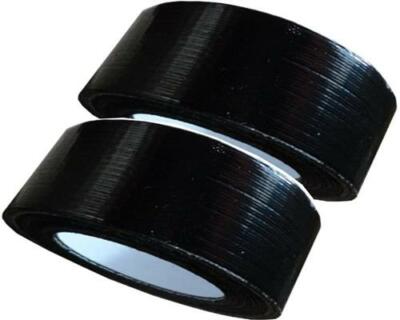 2 Rollen a  50 m Panzertape  schwarz Panzerband Gaffa Gewebeband