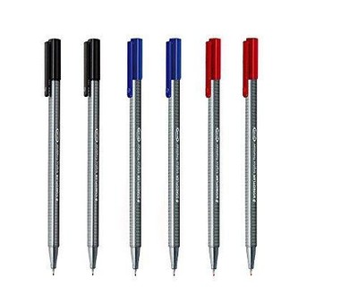 Staedtler Triplus Fineliner 0.3mm - Pack of Six (2 Black & 2