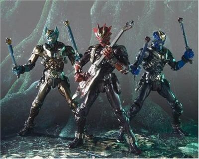 仮面ライダー SABAKI・EIKI・DANNKI 限定版セット S.I.C. Limited Masked Kamen Rider SABAKI & EIKI & DANKI Set