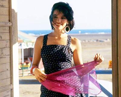 Beatrice Dalle in 37 2 le matin Betty Blue smiling polka dot dress 24x30 Poster