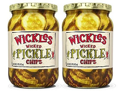 Wickles Wicked Sandwich Chips 16 oz Pack of 2 Tortilla Chips 32 oz Total