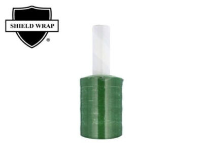 2 Rolls 5'' x 1000 (47 Gauge) Extended Core Stretch Wrap Tinted Shrink Film Green