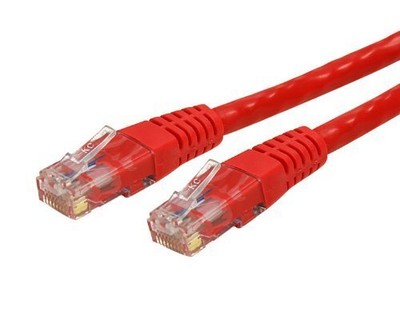 StarTech.com 100ft CAT6 Ethernet Cable - Red Molded Gigabit - 100W PoE UTP