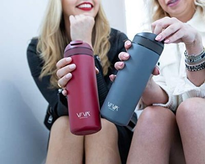 Viva Recharge Infuser Travel Mug Gray 530 Ml / 18 Oz