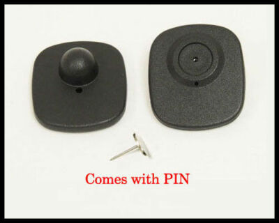 1000 EAS Checkpoint Compatible RF Security Sensor Tags with pin - Best Seller