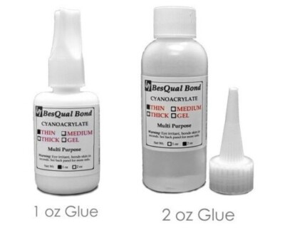 Super Adhesive Glue Dental Lab Cyanoacrylates Thin for Plastics 1oz or 2oz