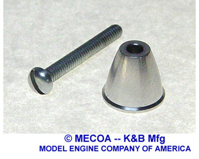 COX 15 ENGINE .15 Aluminum SPINNER complete with screw Cox # 2216 MECOA #968-015