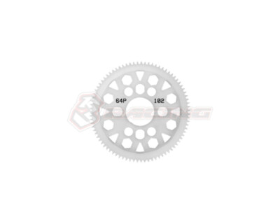 Precision-Crafted 3Racing 64 Pitch Plastic Spur Gear 102T Ver.2