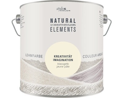StyleColor NATURAL ELEMENTS Lehmfarbe konservierungsmittelfrei Kreativität blass