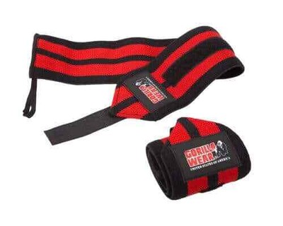 Gorilla Wear Wrist Wraps Pro - schwarz / rot - Bodybuilding Fitness Accessoires